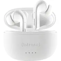 Intenso Écouteurs sans fil Buds T302A, réduction active du bruit (ANC), mode transparence, blanc