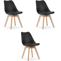 Leobert MARK Chair Noir x 3