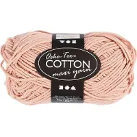 Creativ Company Fil de coton Taille 8/8 L : 80-85 M Beige - 50gr.