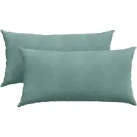 vidaXL Coussins de canapé 2 pcs Vert Mer 80 x 40 cm