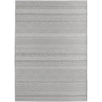Ayyildiz Hali Ayyildiz | Tapis d'extérieur DESERT 140 cm x 200 cm - Gris - Résistant aux intempéries - Pratique et élégant