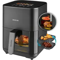Cecotec Cecofry And Grill Duoheat 4000 1900w 4l Air Fryer Noir 4 Liters / EU Plug 220V
