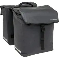 New Looxs Sacoche velo porte bagage hamar double anthracite mik 2.0 - 38 litres - 320x400x1