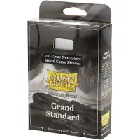 Arcane Tinmen Dragon Shield: Board Game Sleeves Clear/NonGlare – Grand Standard (100)
