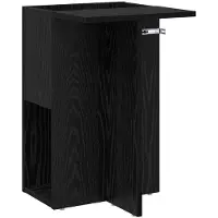 vidaXL Table d'appoint Chêne noir 35 x 40 x 55 cm Bois d'ingénierie