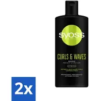 Syoss – Rizos Pro Rizos Pro – Shampooing – Coiffage longue durée – 440 ml – Pack économique – 2 pièces