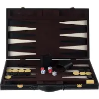 Engelhart Backgammon 18 Brown et Ivoire jeu de société classique