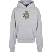 Mister tee Sweat-shirt gris / vert / olive
