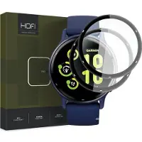 Hofi Hybridglas Hybrid Pro+ 2-Pack Für Garmin Vivoactive 5 Schwarz, Film de protection pour smartwatch, Noir