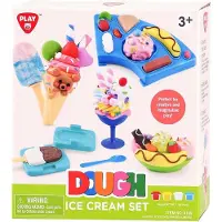 Playgo Set d'argile pour crème glacée - 4 pots d'argile