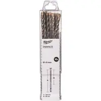 Milwaukee Forets SDS PLUS 6 x 160mm CONTRACTOR 4-Plaques /10-PCS. (6 millimètres)