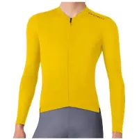 Castelli Espresso 2 Long Sleeve Jersey Jaune 2XL Homme