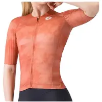 Castelli Aero Race 8s Short Sleeve Jersey Orange L Femme