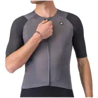 Castelli Aero Race 8s Short Sleeve Jersey Gris S Homme
