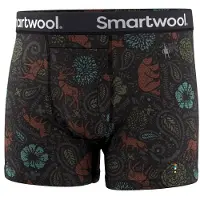 Smartwool Merino Print Brief Boxers Noir L Homme