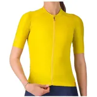 Castelli Espresso 2 Short Sleeve Jersey Jaune M Femme