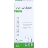 Merz Therapeutics GmbH Shampooing Pantovigar pour femmes renforce les cheveux sains, 200 ml de shampooing