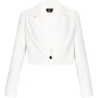 Faina Blazer blanc cassé