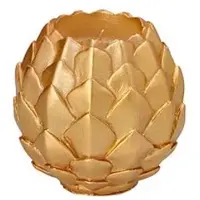 Starpak Bougie sphérique Bougie sphérique Pine Cone or (1 pcs)
