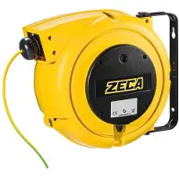 ZECA ZEEL4325 Enrouleur De Câble Électrique 3G2,5mm² - Câble En PVC - H05VVF - 3x2,5mm² - 10m