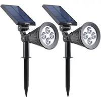 Lumisky Kit avec 2 projecteurs solaires SPIKY 200lm
