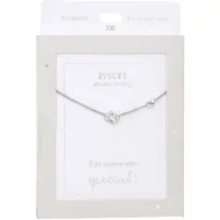 Depesche Collier « Signe du zodiaque Poissons » couleur argent Heart of Gold