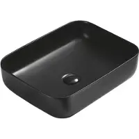Mexen Carla lavabo pour plan de travail 50x39 cm, noir mat (21555085)