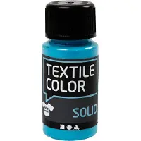 Creativ Company Peinture textile opaque Textile Color - Bleu turquoise, 50ml
