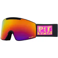 Pit Viper The Hot Box Proform Ski Goggles Noir SunsetLens/CAT2+Yellow Snow/CAT1