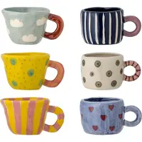 Bloomingville Lot de 6 tasses Nini