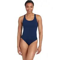 Zoggs Cottesloe Powerback Swimsuit Bleu 38 Femme