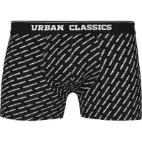 Urban Classics Boxers vert foncé / noir / blanc