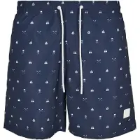 Urban Classics Shorts de bain marine / blanc