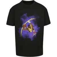 Mister tee T-Shirt jaune / violet clair / orange foncé / noir