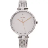 BOSS 1502653 32mm Quartz Analogic Woman Watch Argenté Femme