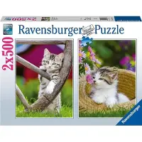Ravensburger Puzzle Chaton à la campagne 2x500 pièces