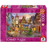 Schmidt Spiele GmbH Puzzle Bavière romantique, Rothenburg ob der Tauber 1000piles Autres