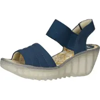 Fly london Sandales beige / bleu marine
