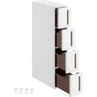 Songmics Étagère de niche, Étagère de cuisine, étroite, 45 x 17 x 83 cm