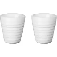 ASA 2er Set Thermobecher Espresso tordu, l d. 6,5 cm, h. 7 cm, 0,08 l., double paroi