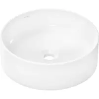 Hansgrohe Xuniva S lavabo à poser, sans trop-plein, sans trou pour robinet, 400x400mm, blanc (400 mm, 400 mm)