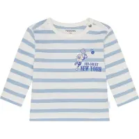 Noppies T-Shirt bleu clair / bleu foncé / blanc cassé