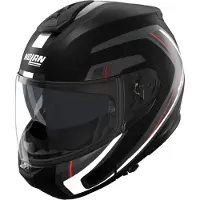 Nolan Casque modulable N100-6 Radiante, noir/gris/rouge, L (60)