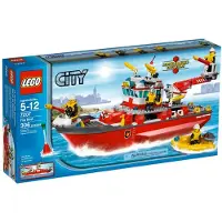 LEGO City - Le bateau des pompiers - 7207