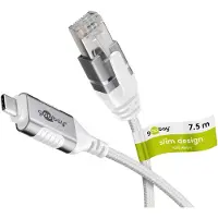 Goobay Câble Ethernet USB vers RJ45 fin -