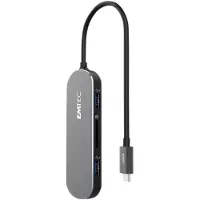 Emtec ECHUBT650C Hub 6-in-1 Type-C Gen 1 T650C 4K HDMI HUB