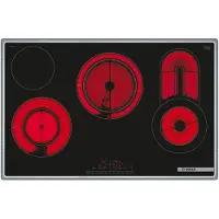 Bosch PKC845FP1D Série | 6 Table de cuisson électrique 80 cm, noir, cadre en saillie