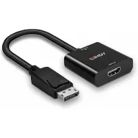 Lindy - Adaptateur vidéo - DisplayPort mâle pour HDMI femelle - noir