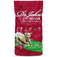 Dr. John Croquettes pour chien Silver au bœuf, 15 kg