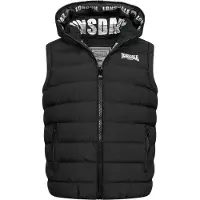 Lonsdale Gilet 'Lydford' noir / blanc